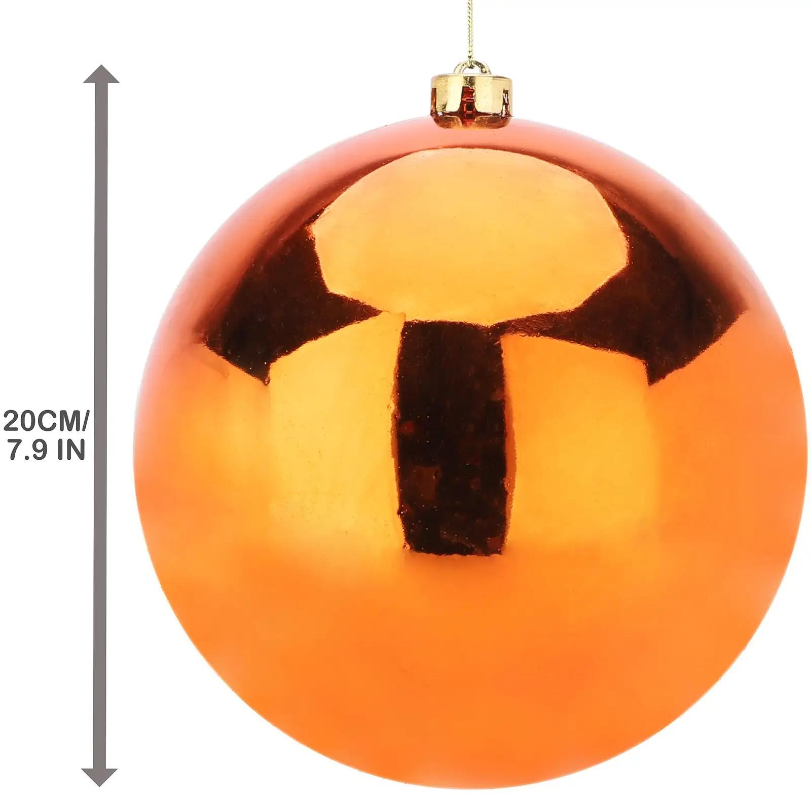 Christmas Concepts: dekoratiivsed 200 mm kuppelkuulid (kupfer) – pakend ja tarvikud