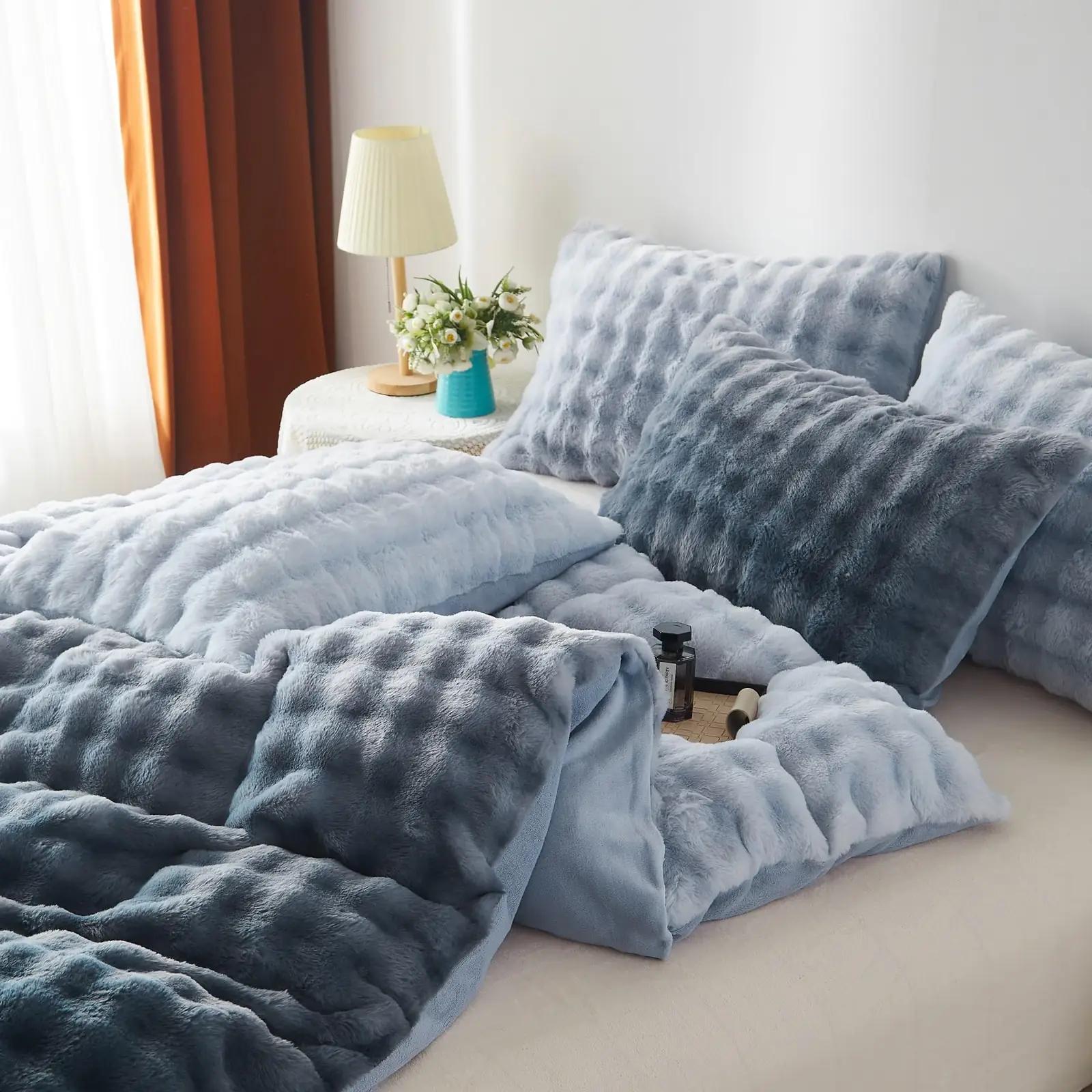 YASMENG pehme flanellvoodipesu 220×240 cm – soe ja luksuslik – pakend ja tarvikud