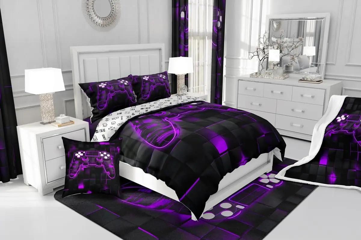 Homewish pehme mikrofiiber voodipesu mänguhuvilistele 140×200 – lisavaade