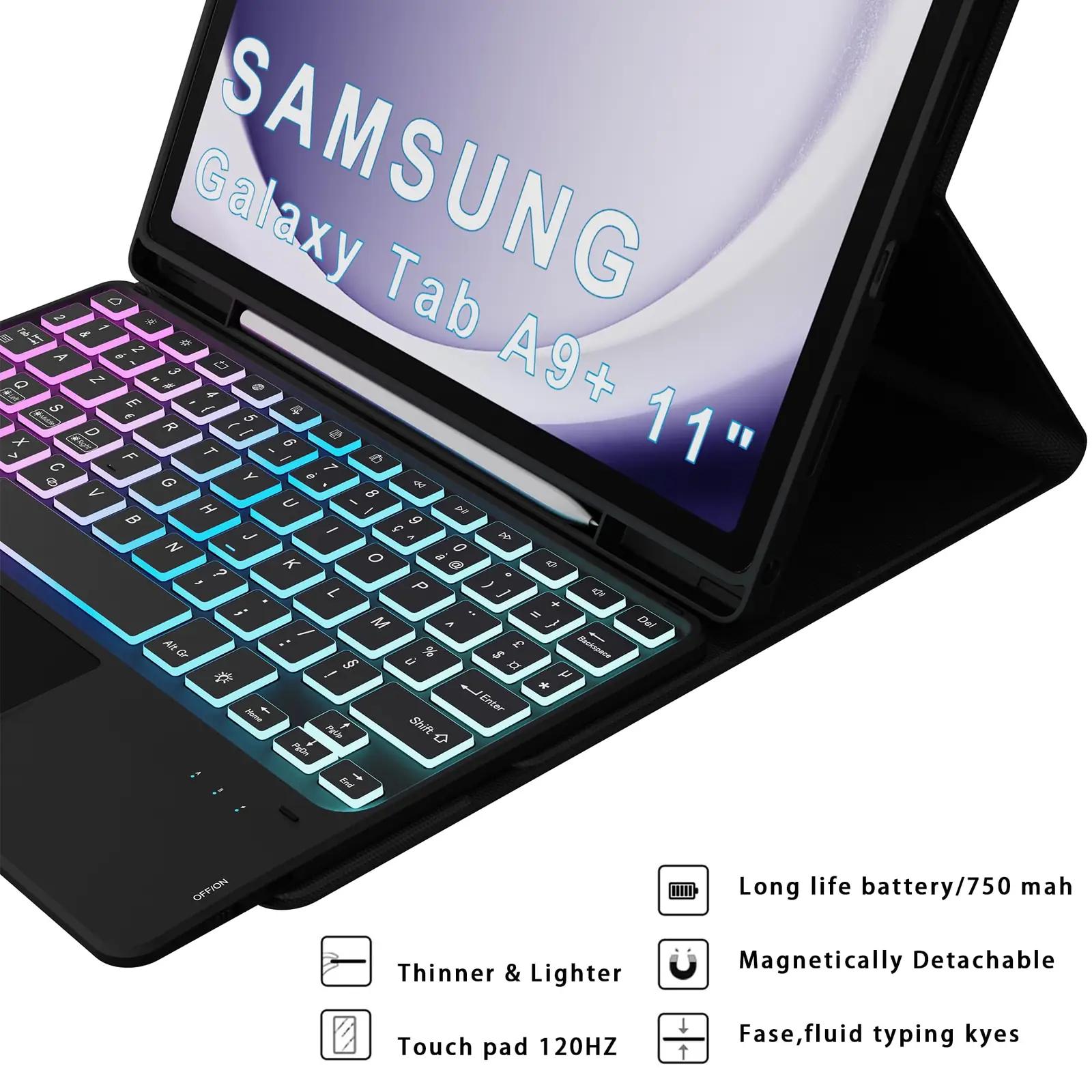 VANKEYPAD kaitsev ümbris klaviatuuriga — pehme kate Galaxy Tab – pilt 7