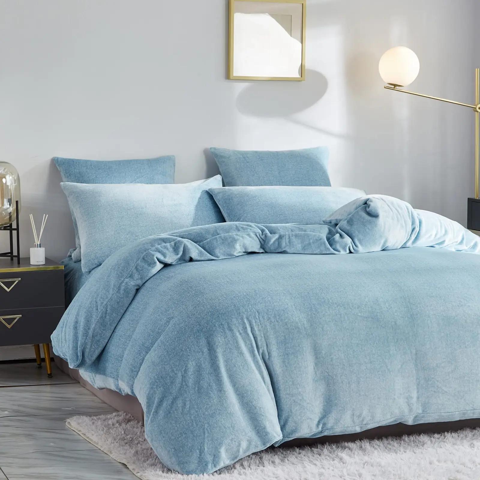 YASMENG pehme mikrofliisvoodipesu 220×240 cm – soe talveks – pilt 9