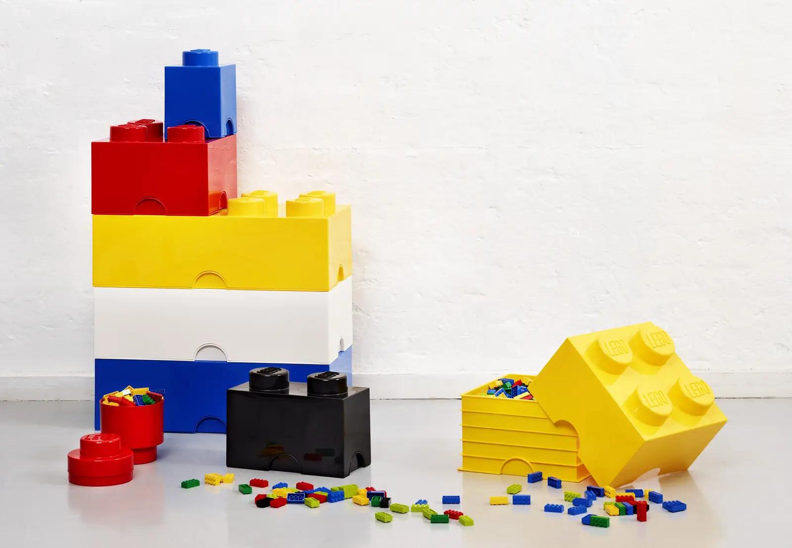 LEGO hoiukarp plastikust dekoratiivne Blue – praktiline kingiidee – lisavaade