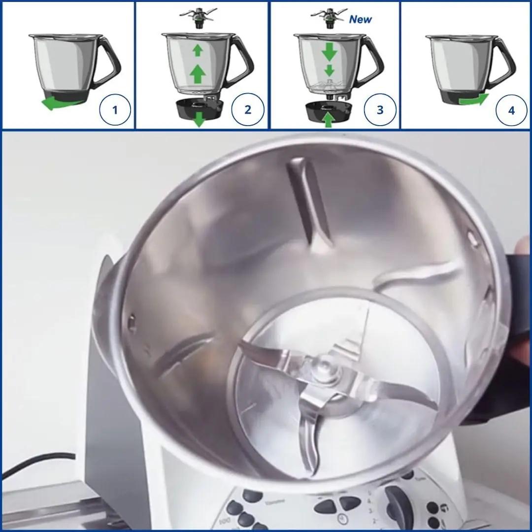 RM Pro roostevaba tihend ja varuosa Thermomixile – lisavaade