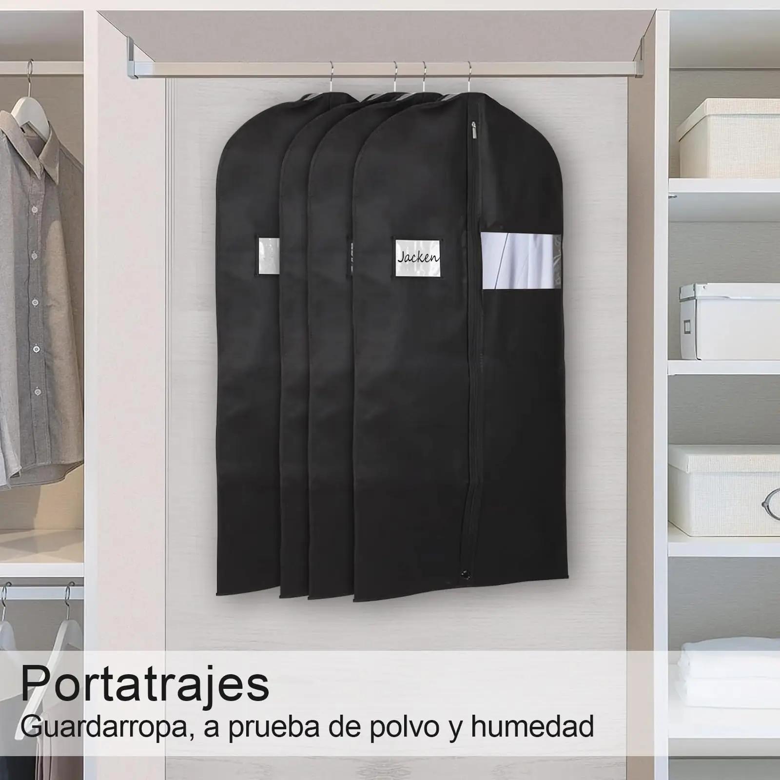 BOMEI PACK must riidekott 60×100 cm — tolmukaitse ja vaateluuk – kasutusnäide