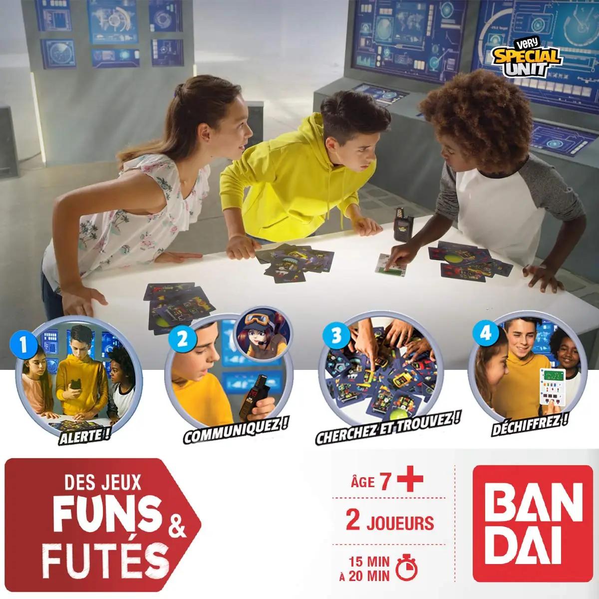 BANDAI lauamäng perele — Stop The Robots, kaasahaarav – pakend ja tarvikud