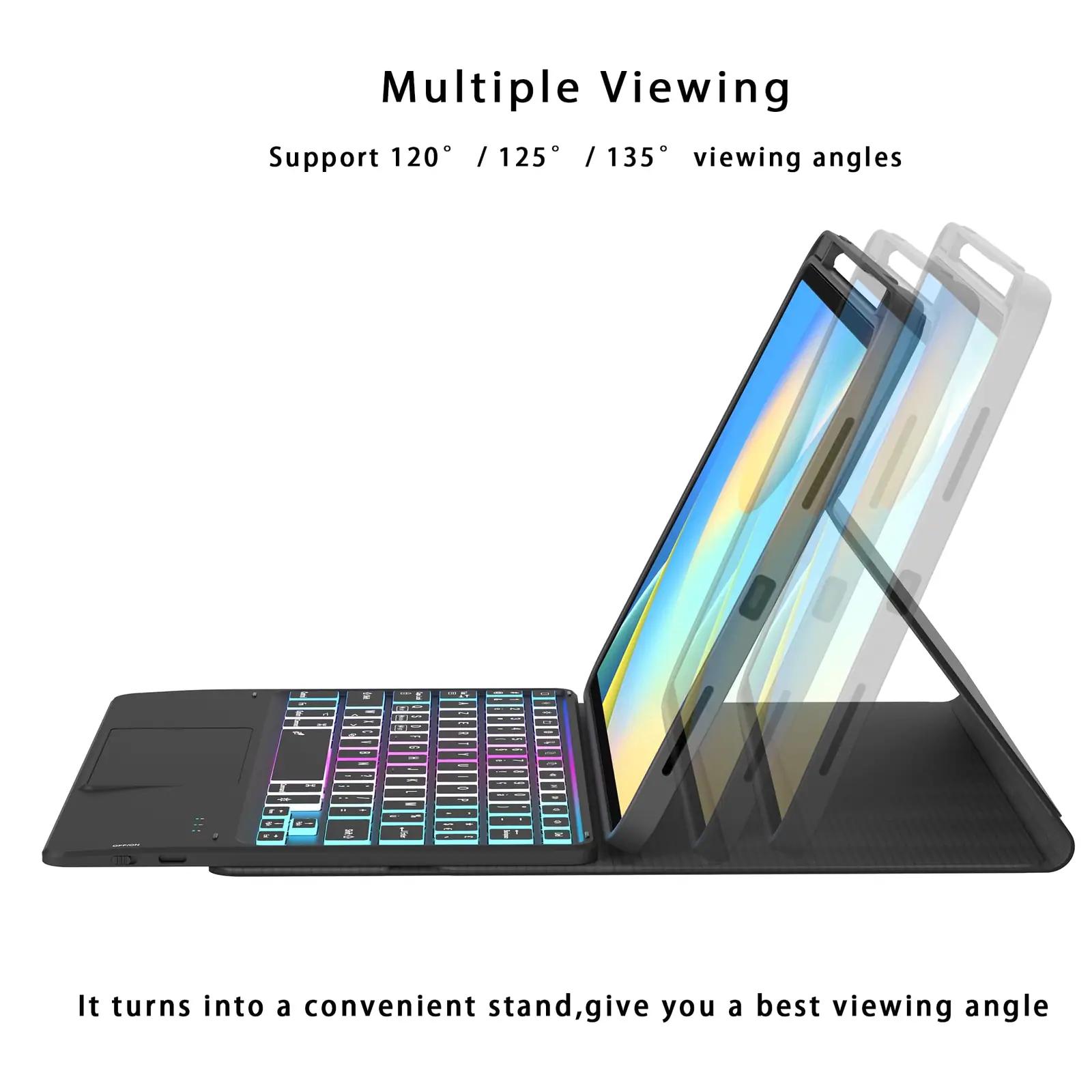 VANKEYPAD stiilne klaviatuur iPadile – valgustus ja touchpad – pilt 6