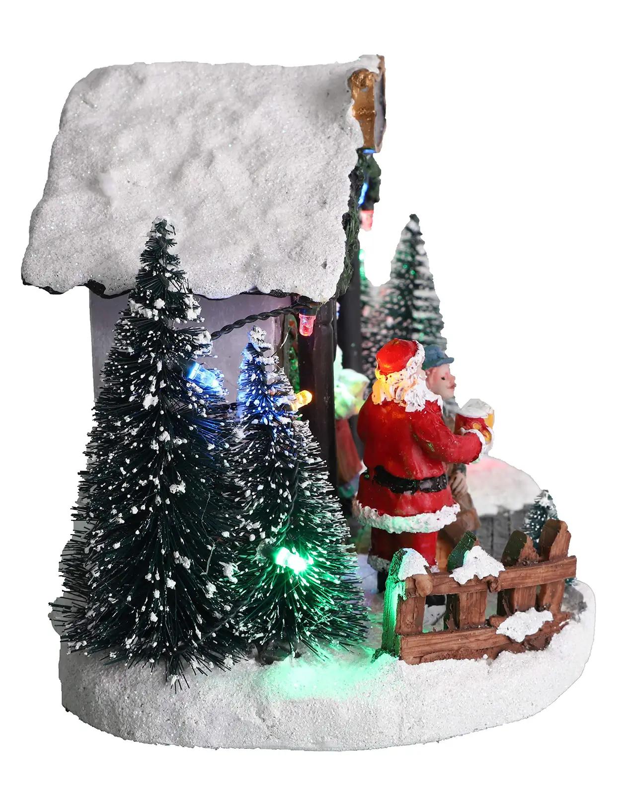 Christmas Concepts klaasripats jõuluküla 20 cm – dekoratiivne LED – lisavaade