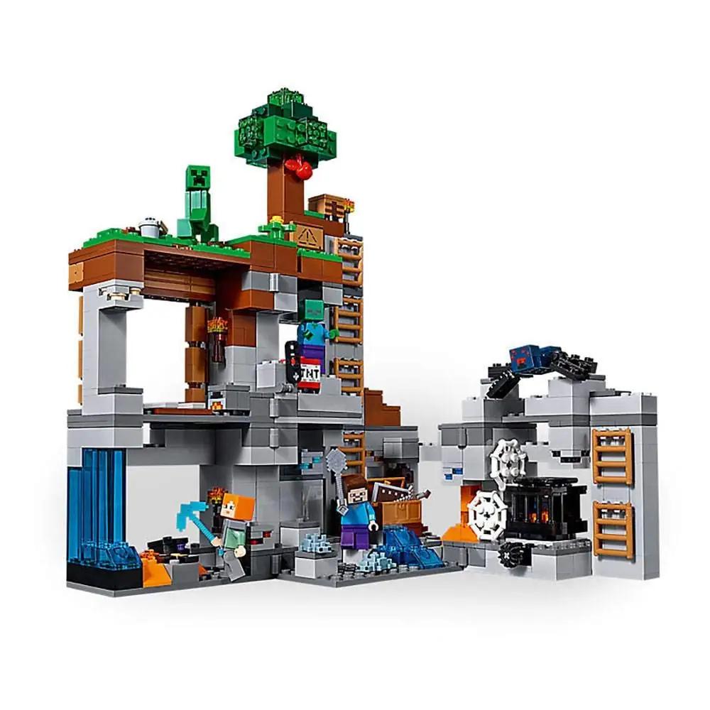 LEGO mängukomplekt: Minecraft Bedrock seiklus, kingitus ideeks – pakend ja tarvikud