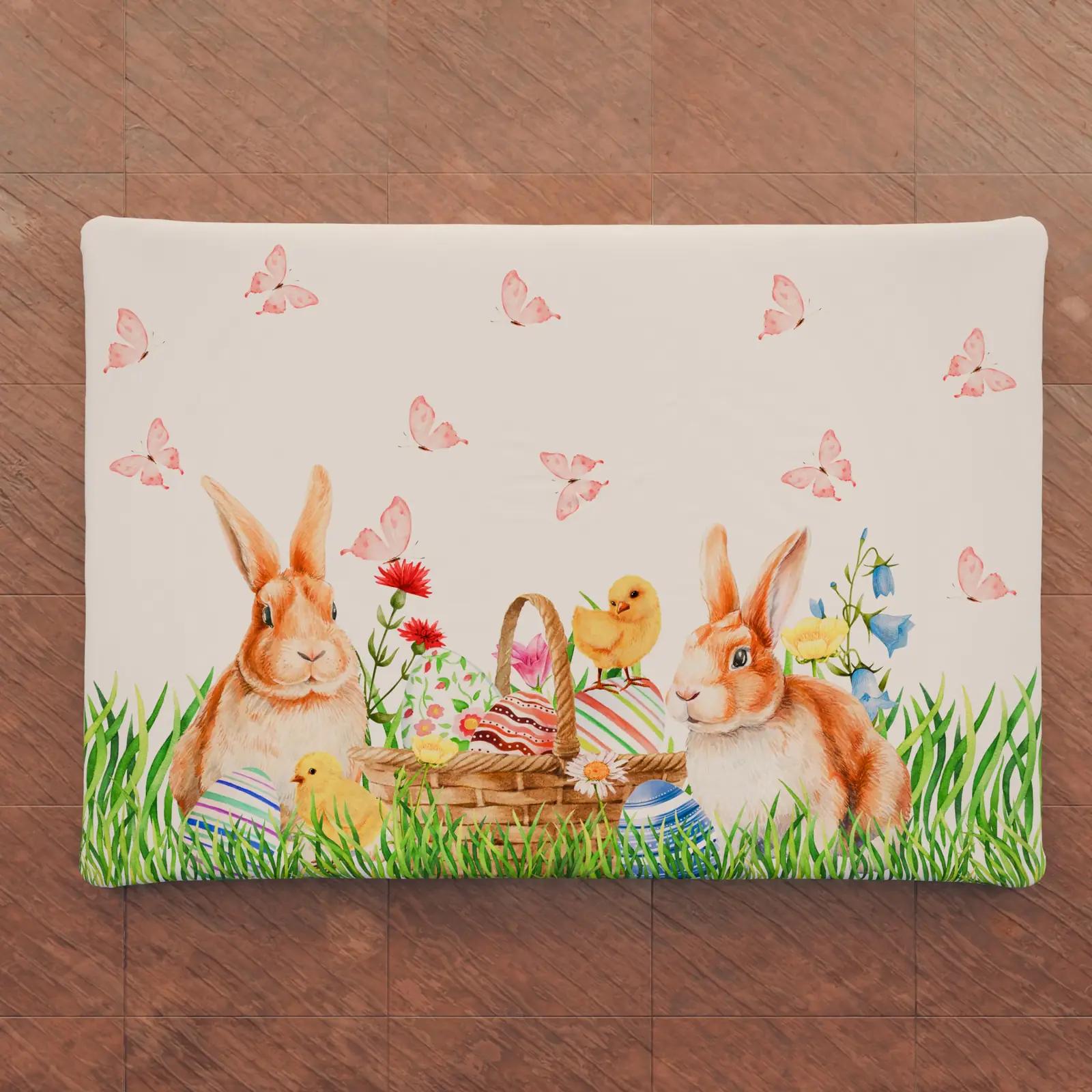 PETTI Artigiani Italiani köögikate mikrofibrist — Bunny muster – kasutusnäide