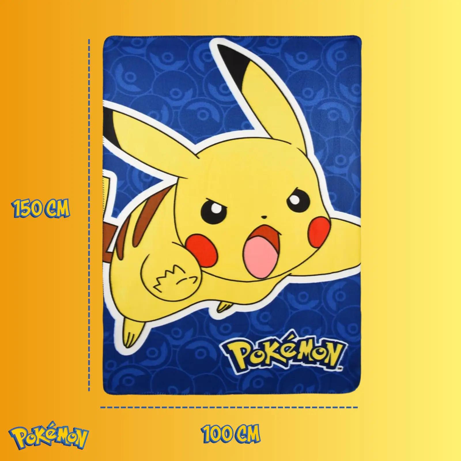 Pokémon pehme fliispleed Pikachu — soe kingitus lastele – kasutusnäide