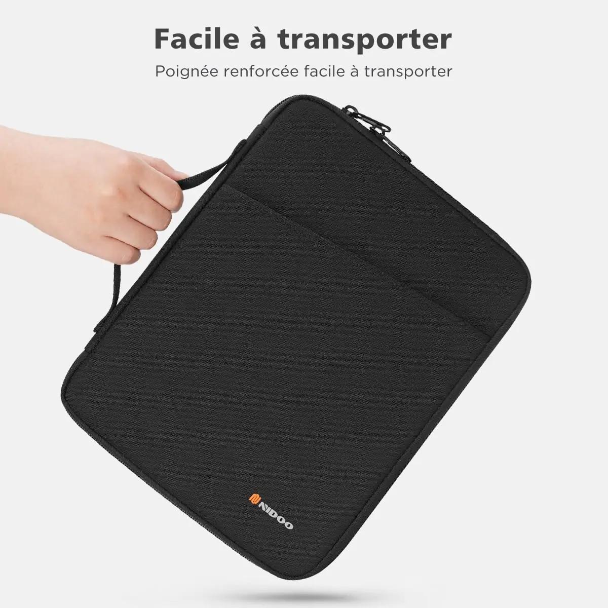 NIDOO pehme polüesterist 10–11″ tahvelarvuti kott kaitseks – pakend ja tarvikud