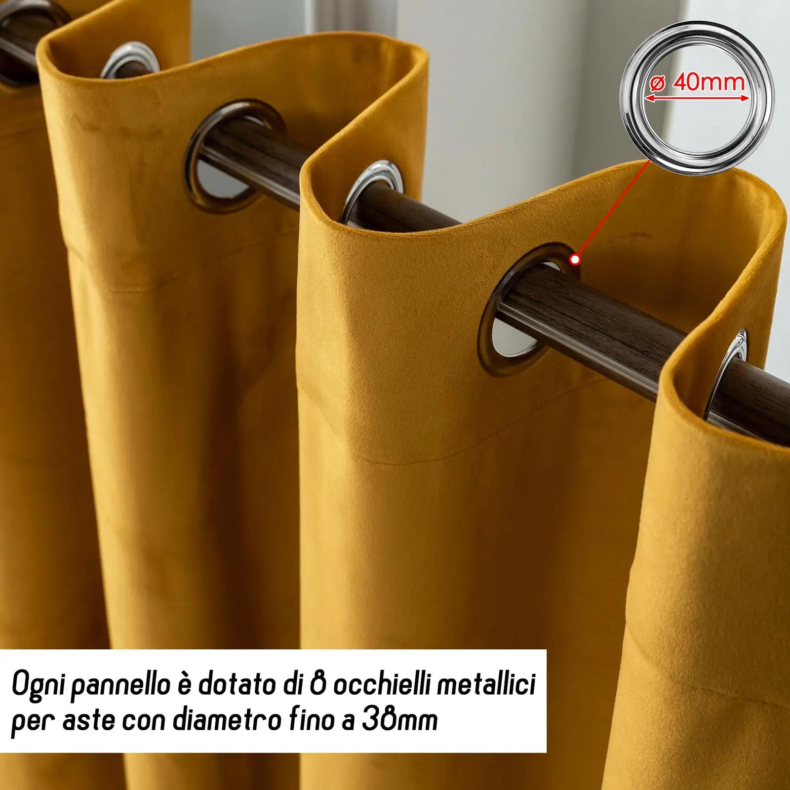 GIRASOLE HOME kardinad – detailne lähivaade