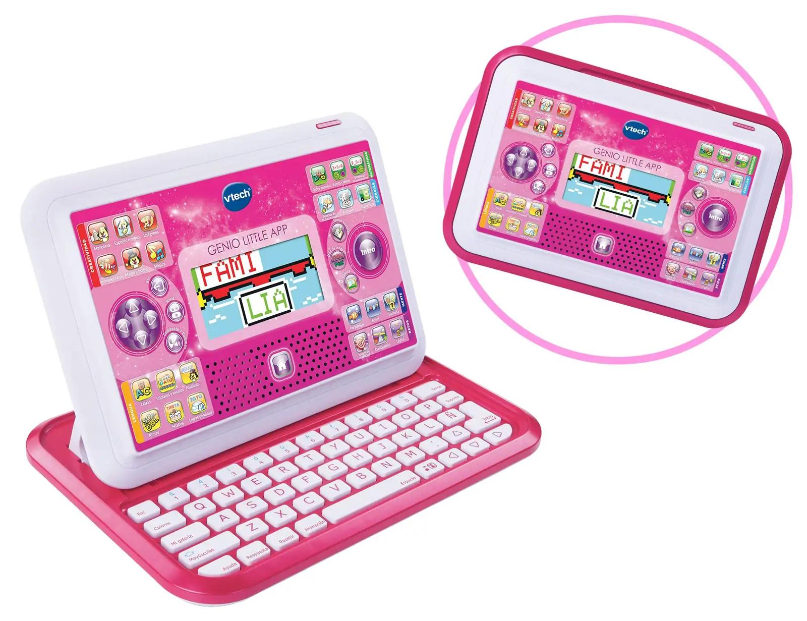 Vtech õppe-lauaarvuti ja tahvel lastele – roosa 2‑in‑1 – lisavaade