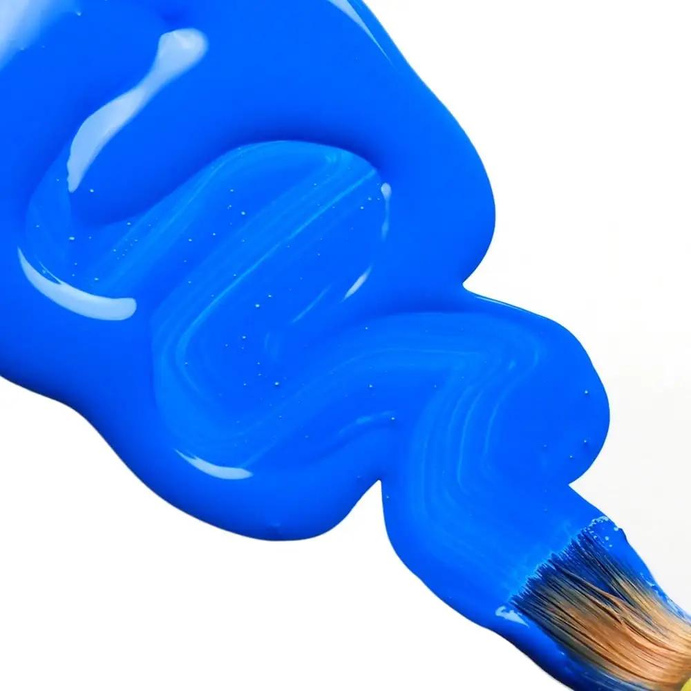 GOLDEN akrüülvedelik 30 ml Cerulean Blue – peen värvikasutus – kasutusnäide