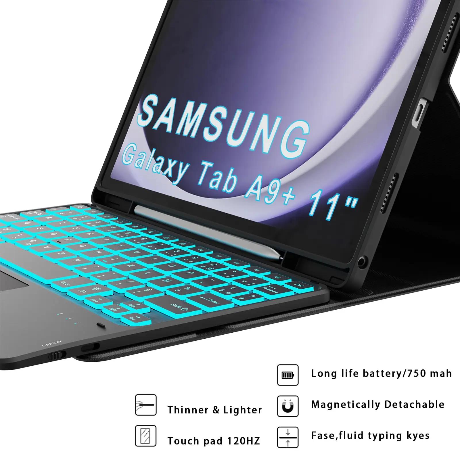 VANKEYPAD klahvikate Galaxy Tab A11+ 11″ – taustvalgusega kaitse – pilt 9