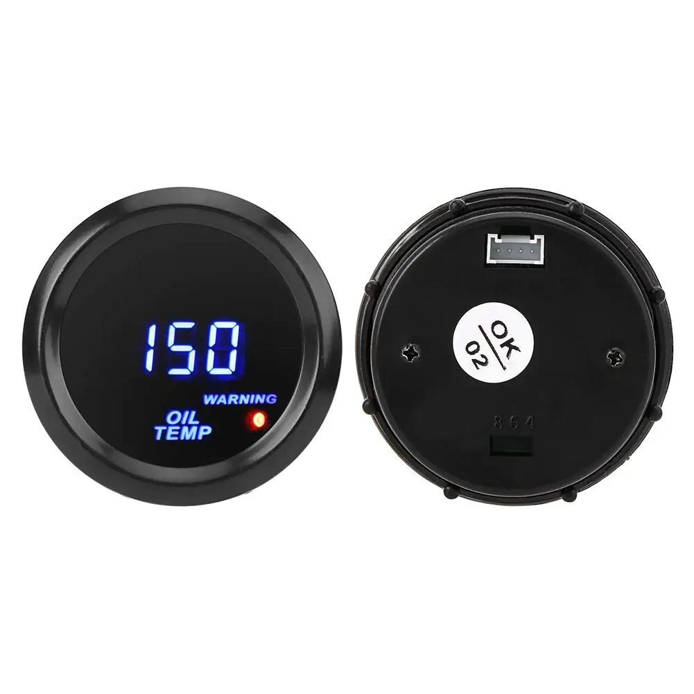 Tbest autoõli temperatuurinäidik 52mm sinise LED-iga – pakend ja tarvikud