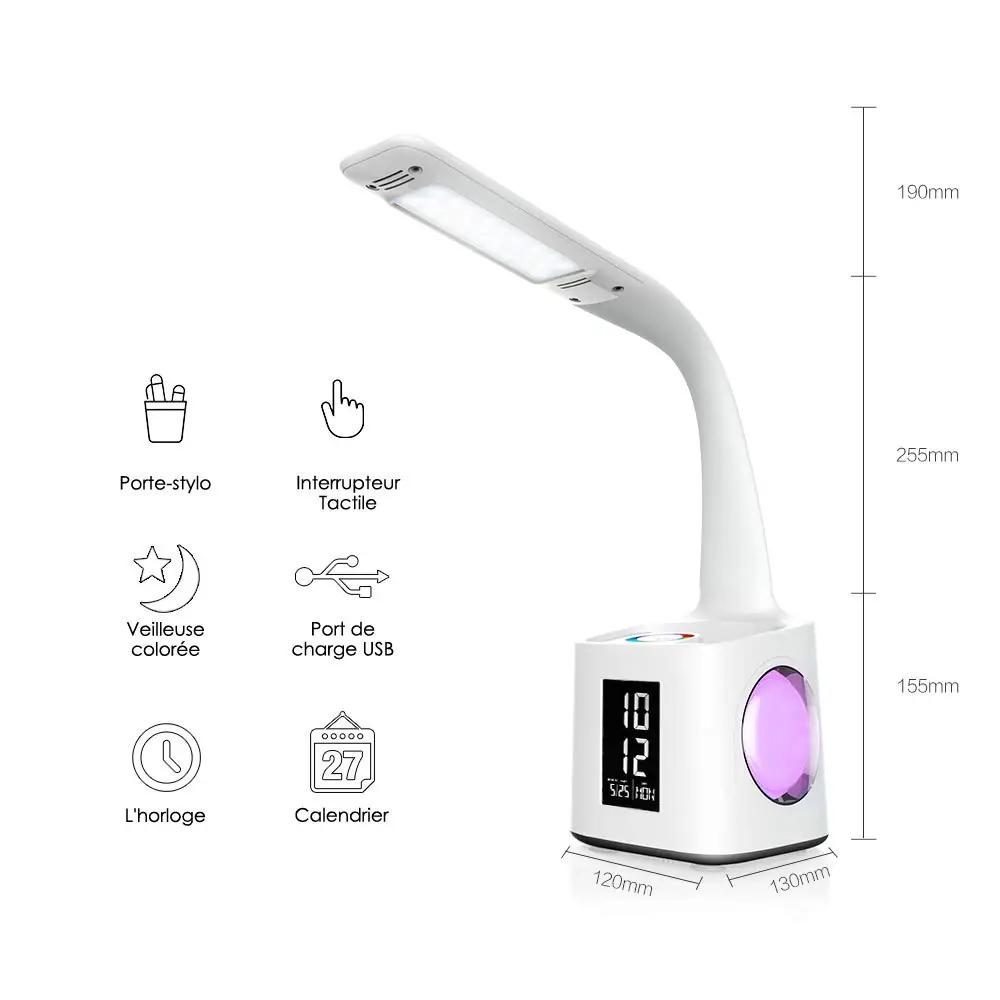 Wanjiaone LED-laualamp – reguleeritav valgus õppimiseks ja tööks – pilt 7
