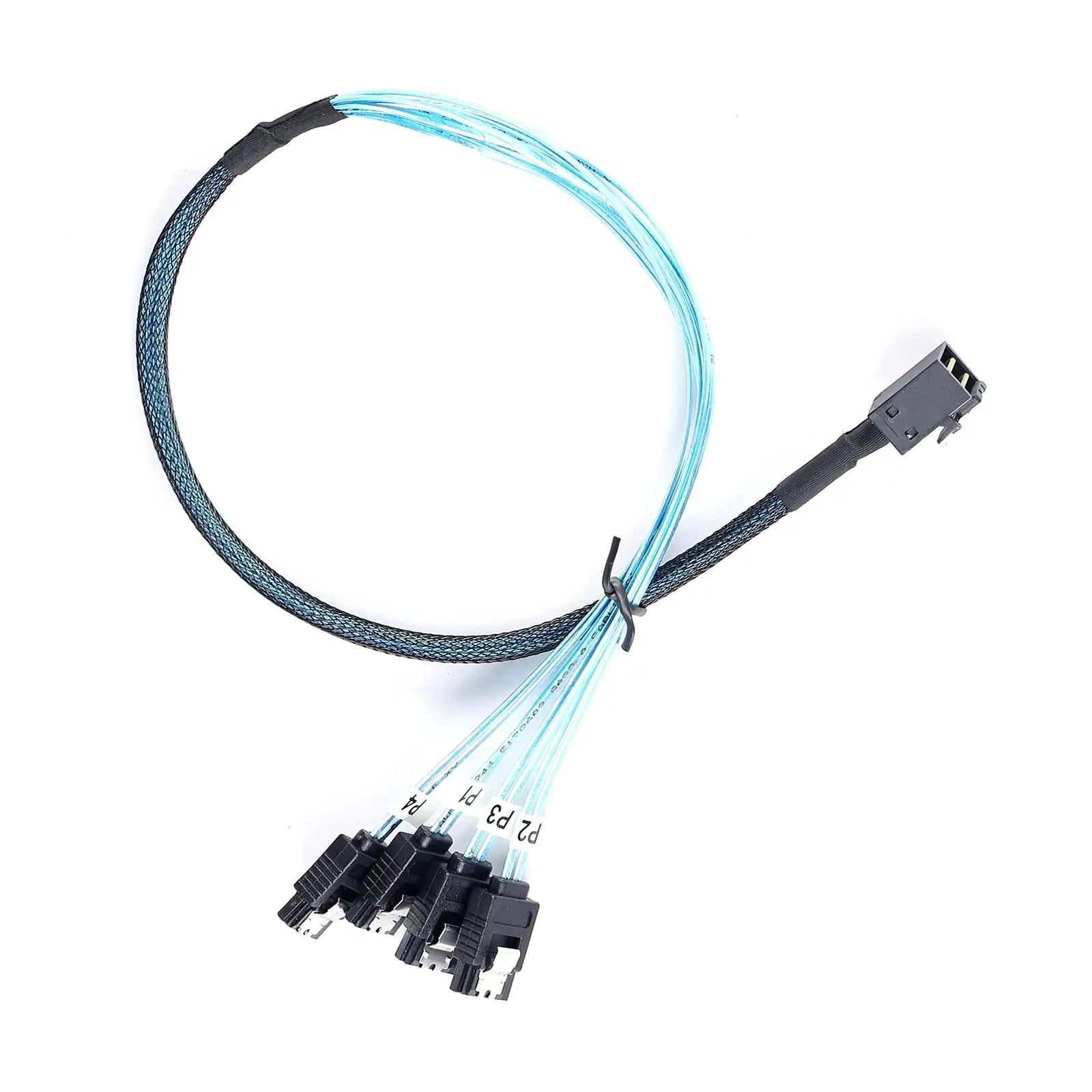 ADCAUDX vastupidav Mini-SAS kuni SATA kaabel 2-pack 0,5 m – lisavaade