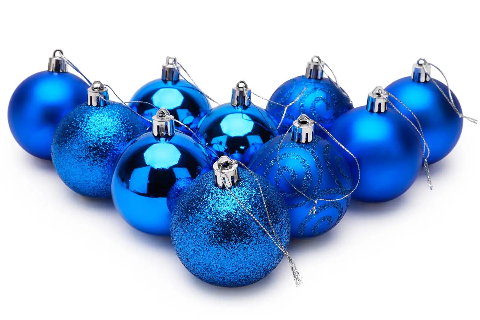 Christmas Concepts sinine purunemiskindel kuuseehe – hõbe – pilt 6