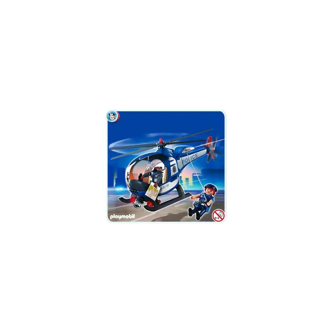 PLAYMOBIL politseikopter lastele — tugev plastik