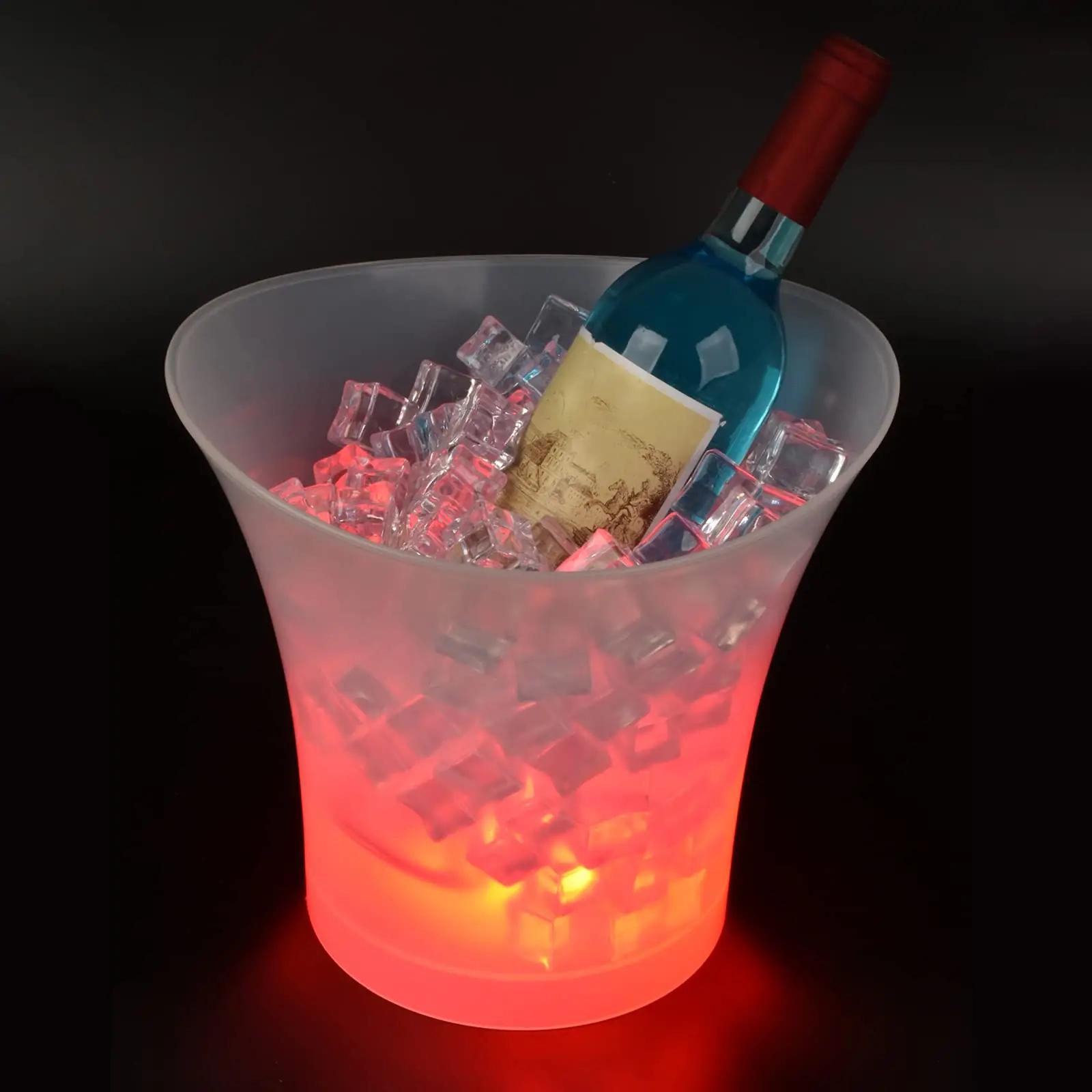 Tiandirenhe värviline LED-jääämber 5L — pidulik jahutus – kasutusnäide