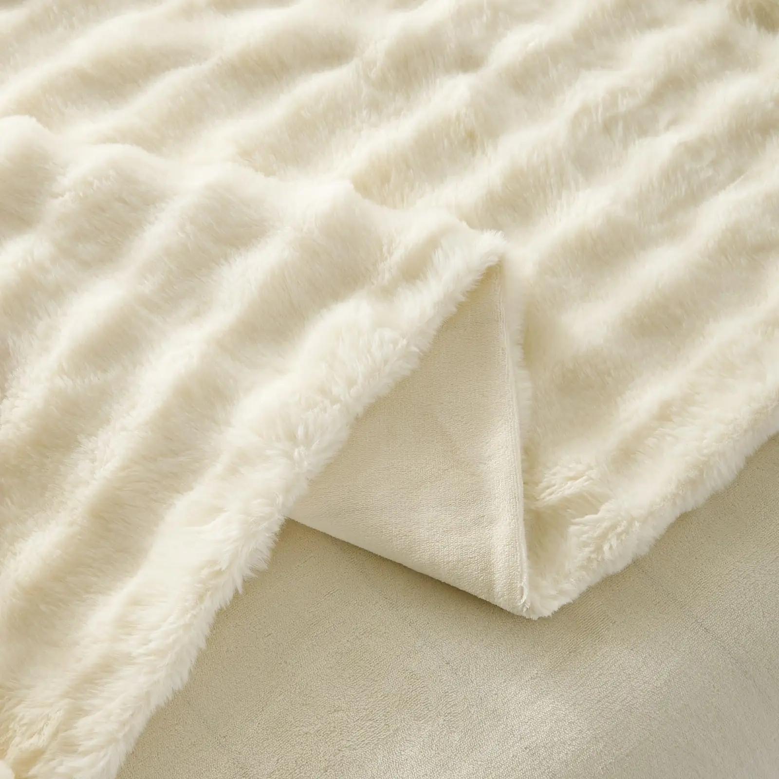 YASMENG pehme flanellvoodipesu 140×200 cm – soe talvevalik – kasutusnäide