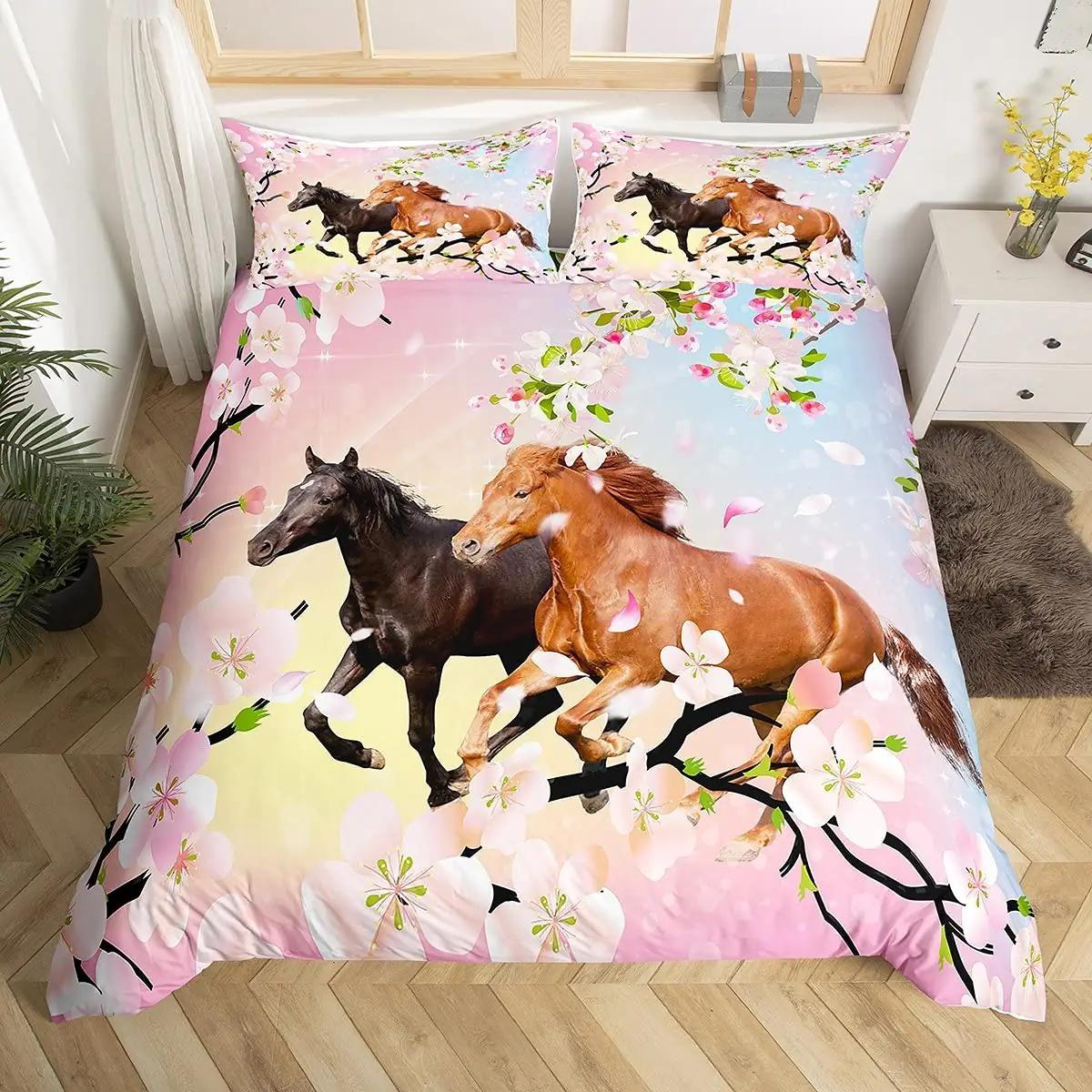 Homemissing pehme mikrofibra voodipesu tüdrukutele – 200×200 cm – kasutusnäide