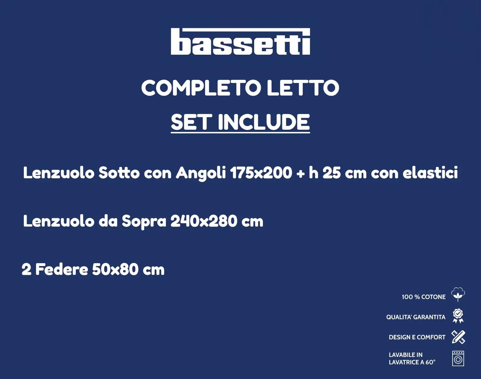 Bassetti puuvillane voodipesu komplekt – pehme ja hingav – pilt 6