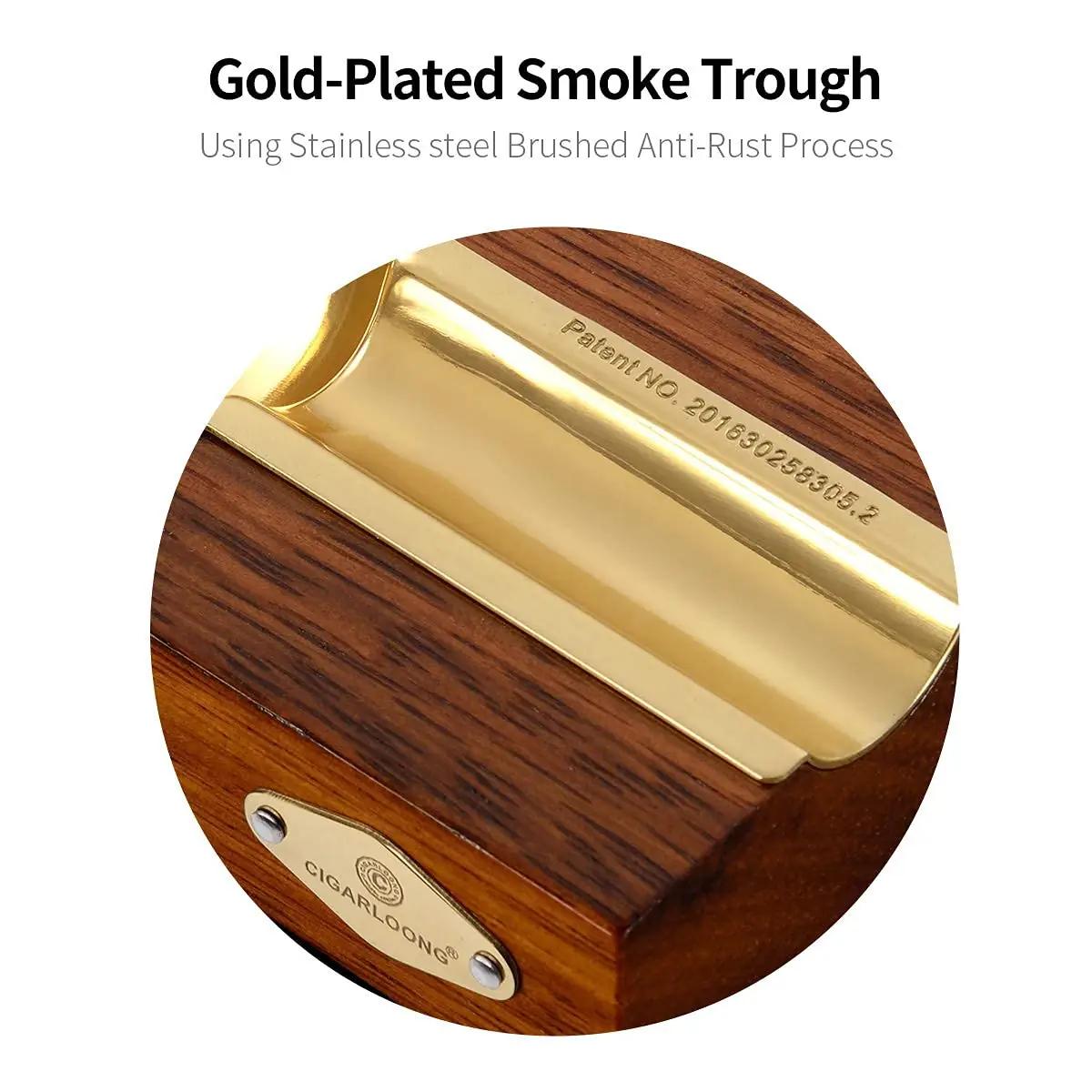 CIGARLOONG merbau-kujuline vask-ashtray — stiilne terrassile – pakend ja tarvikud
