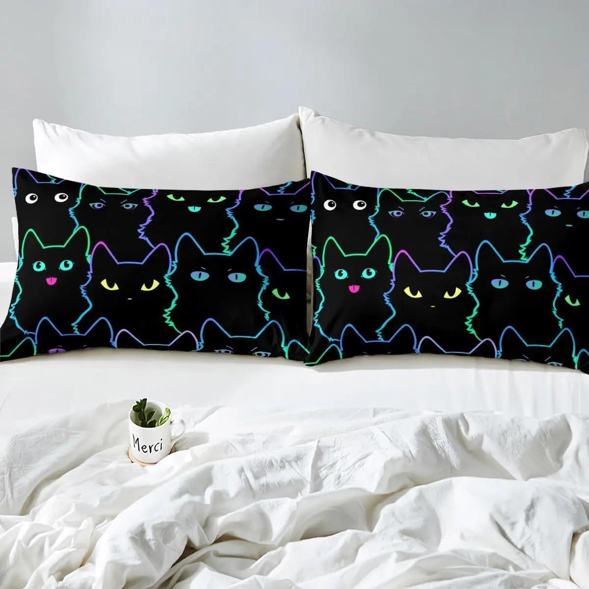 Homewish mikrofibrist kassimotiiviga voodipesu (220×240) – kasutusnäide