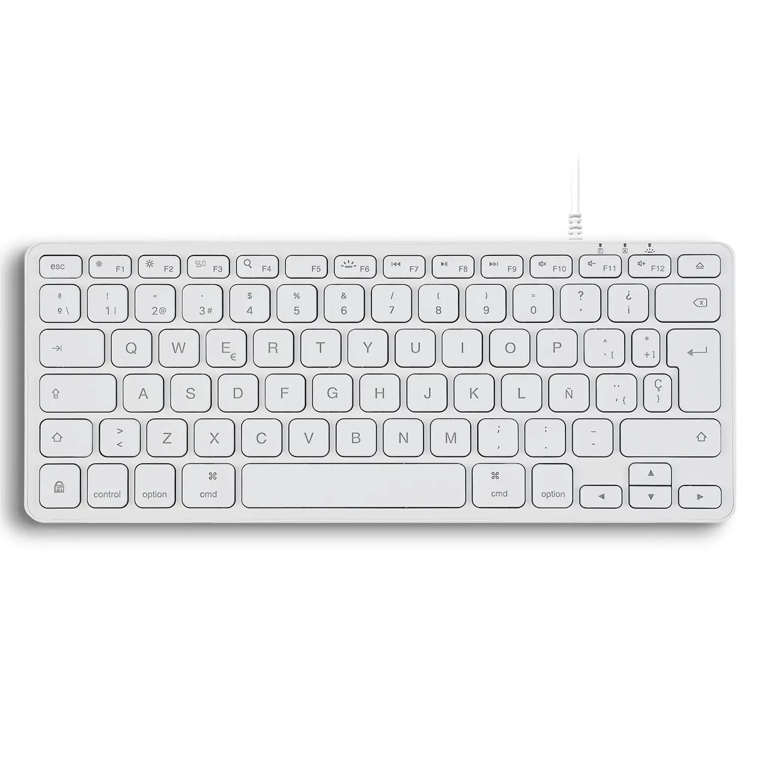 Perixx stiilne Mac-klaviatuur LED-taustvalgusega — mugav ja