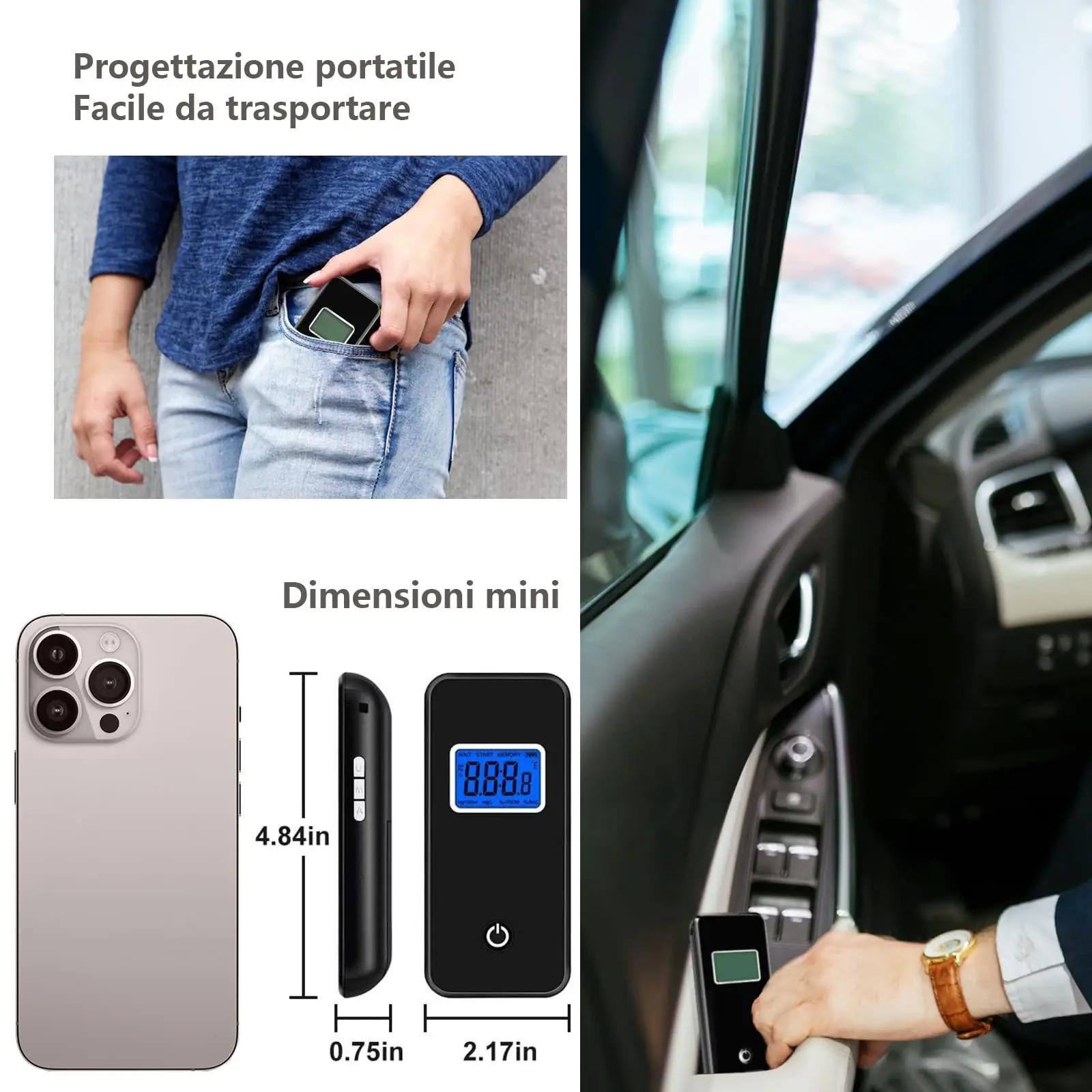 Hoonyer elegantne kaasaskantav alkoholimeter – lisavaade