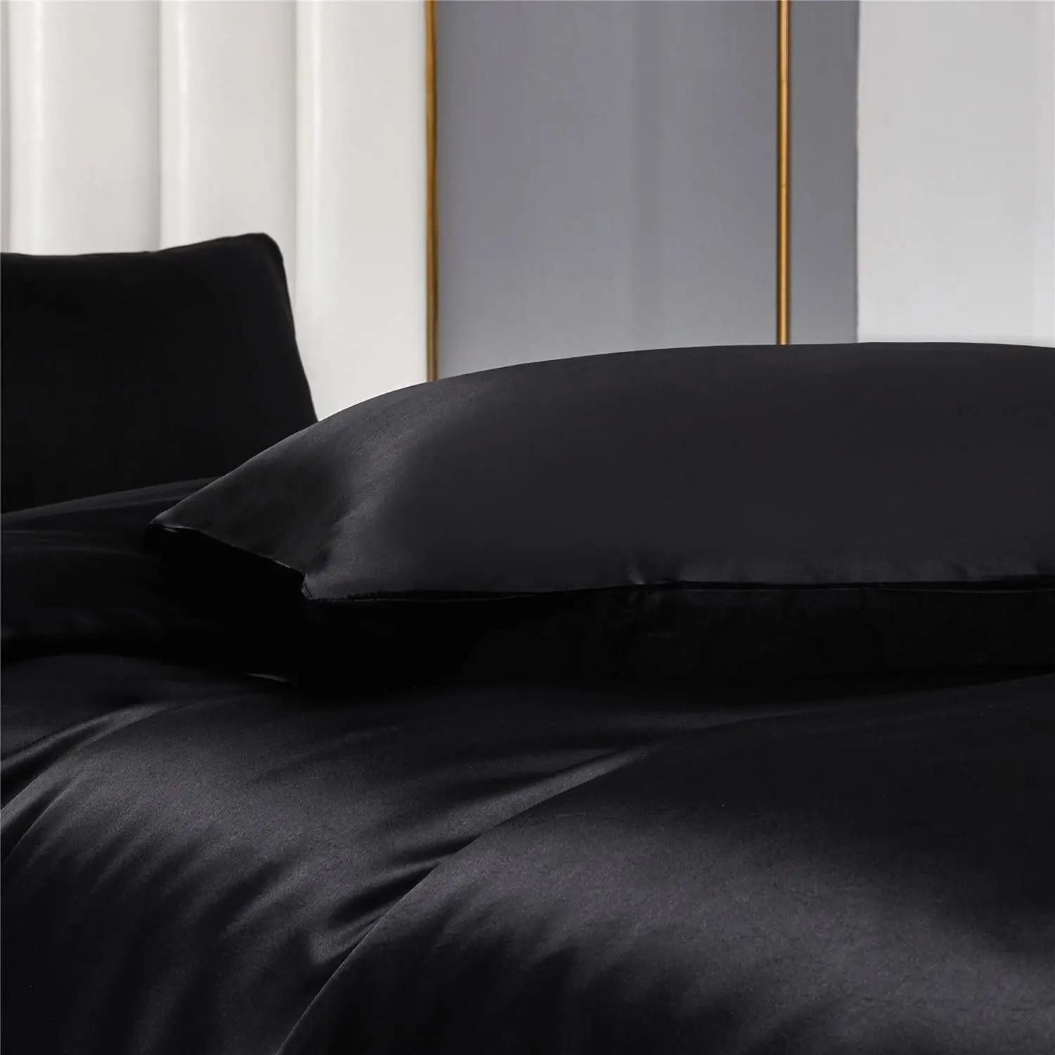 Gezu satiinist voodipesu 240×260 cm – siidine mugavus – kasutusnäide