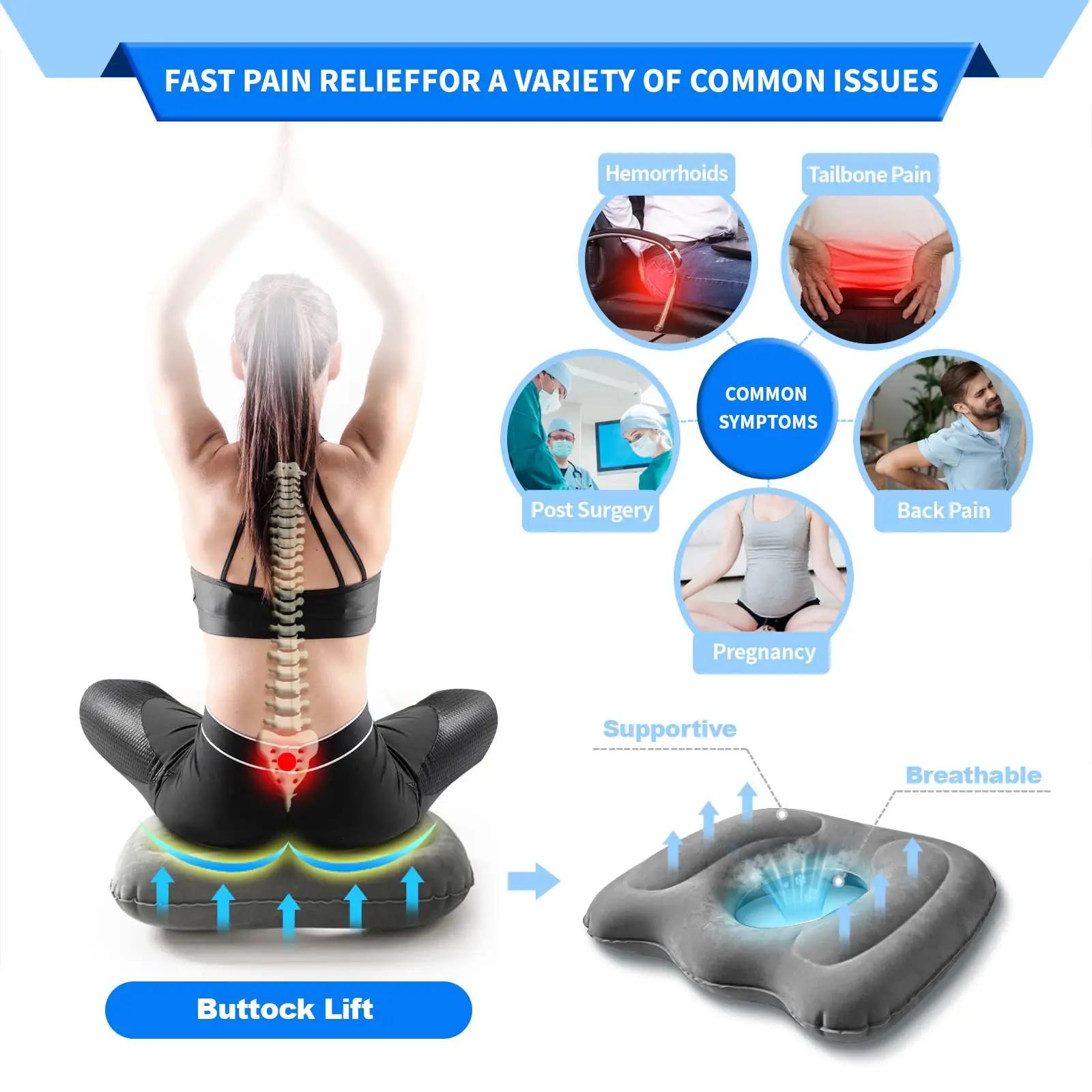 Inflatoast inflatable donut pillow mööblitarvikud – detailne lähivaade