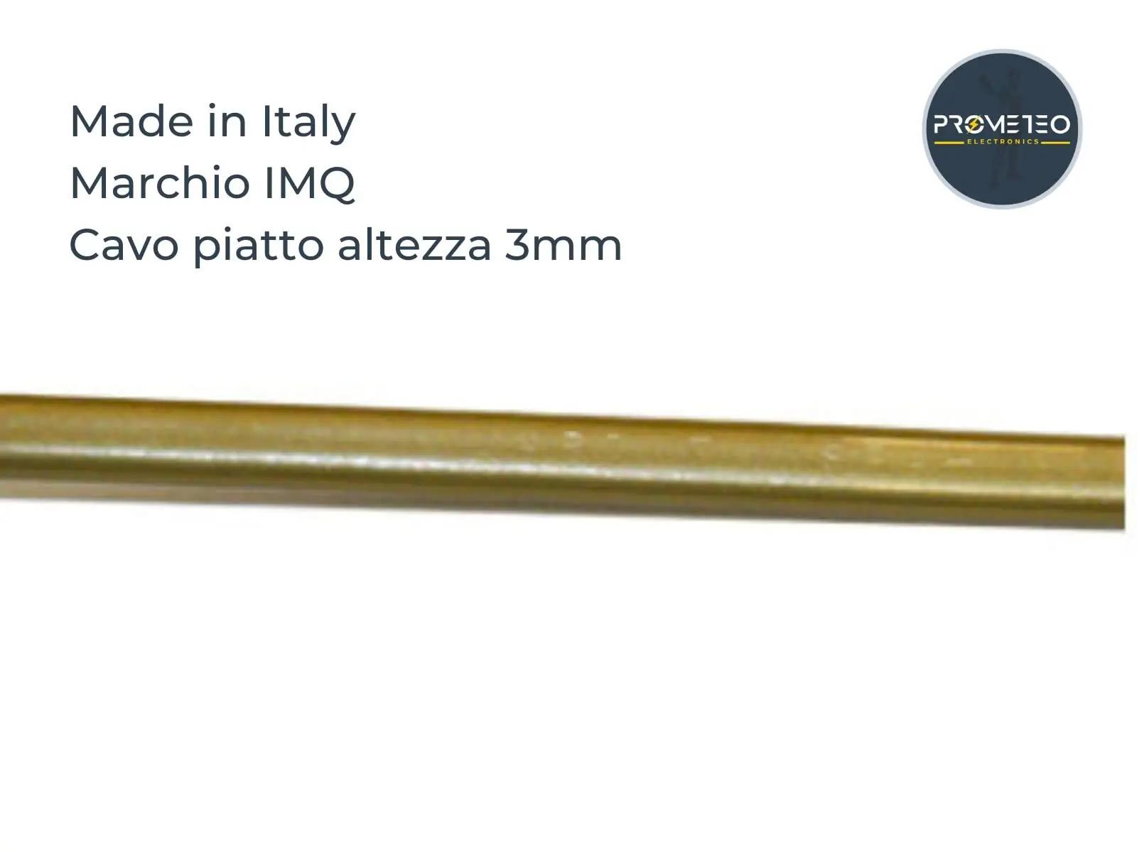 prometeo electronics kuldne lame kummikaabel 10m – pilt 7