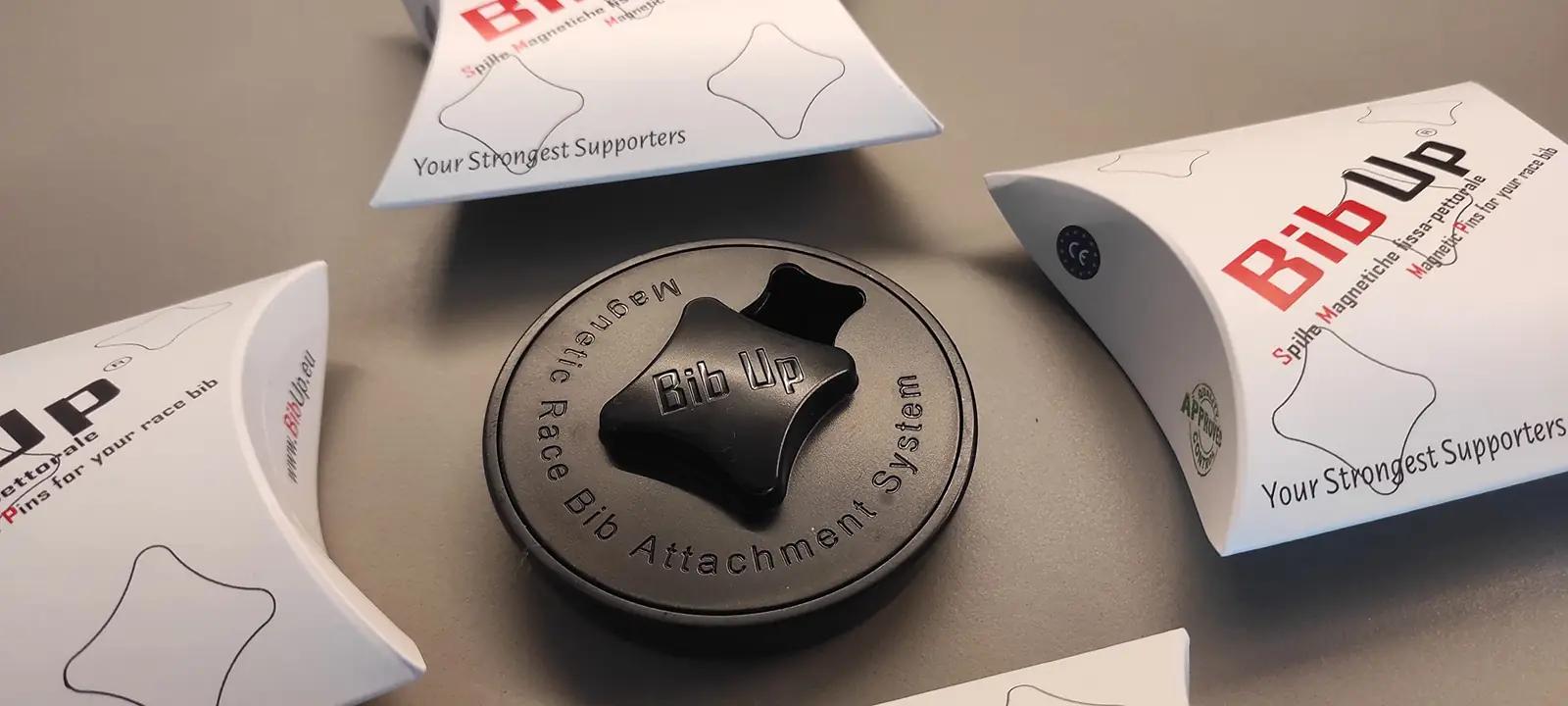 BibUp magnetiline ripatside süsteem — kerge plastikust kinnituse – pakend ja tarvikud