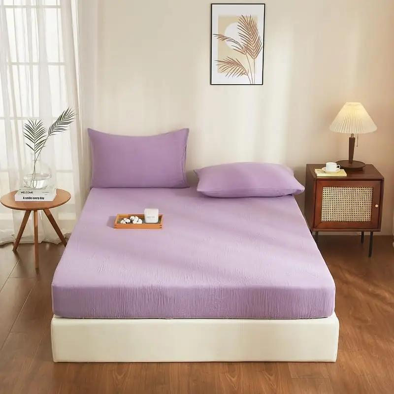 Gezu puuvillane mussel-voodilinane 140×200 cm – pakend ja tarvikud