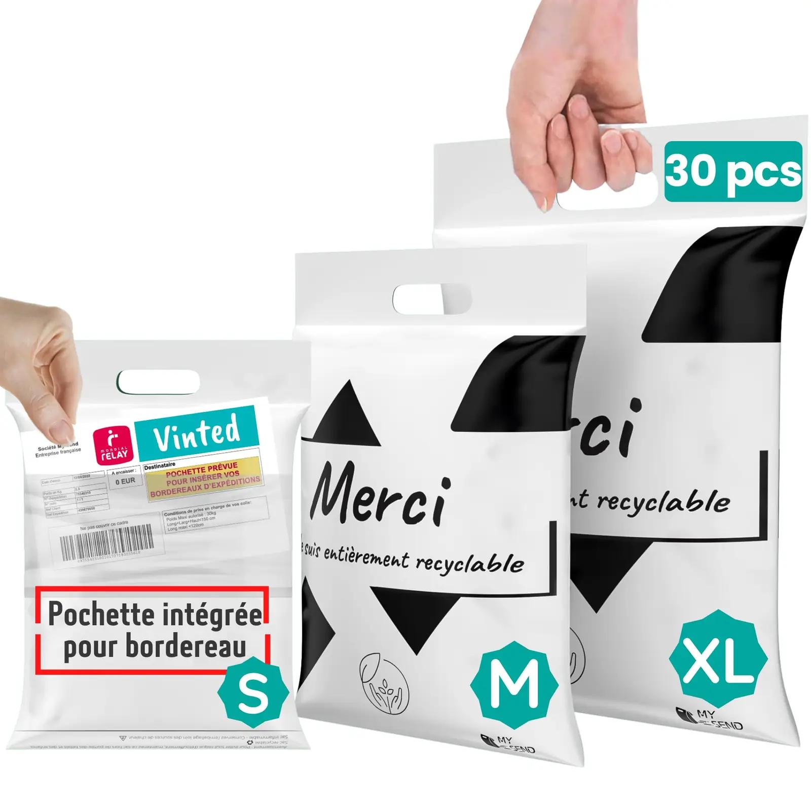 Mysend taaskasutatav postikott käepidemega – turvaline pakkimine