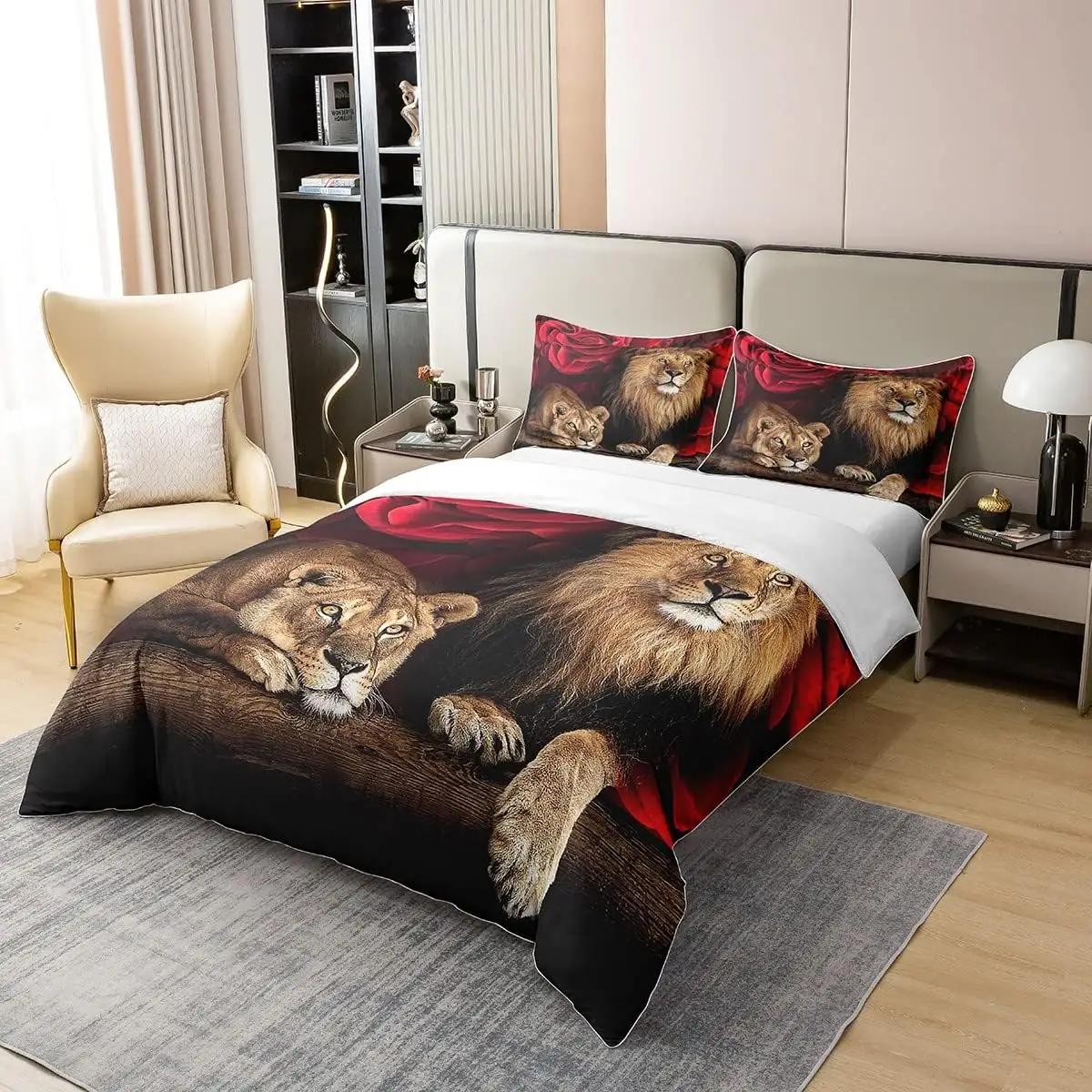 Homewish puuvillane voodipesu 140×200 cm — looduslik ja pehme – pakend ja tarvikud