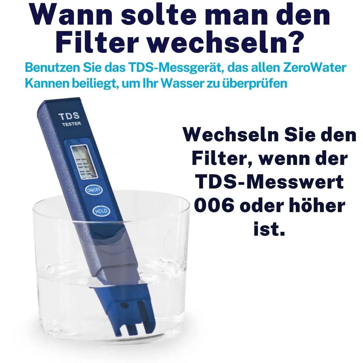 ZeroWater plastist 4,7 L veefilter kann – tõhus puhastus – lisavaade