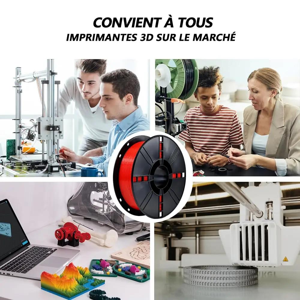 iBOSS PLA+ tugev PLA filament 1.75 mm 1 kg – punane – pilt 7