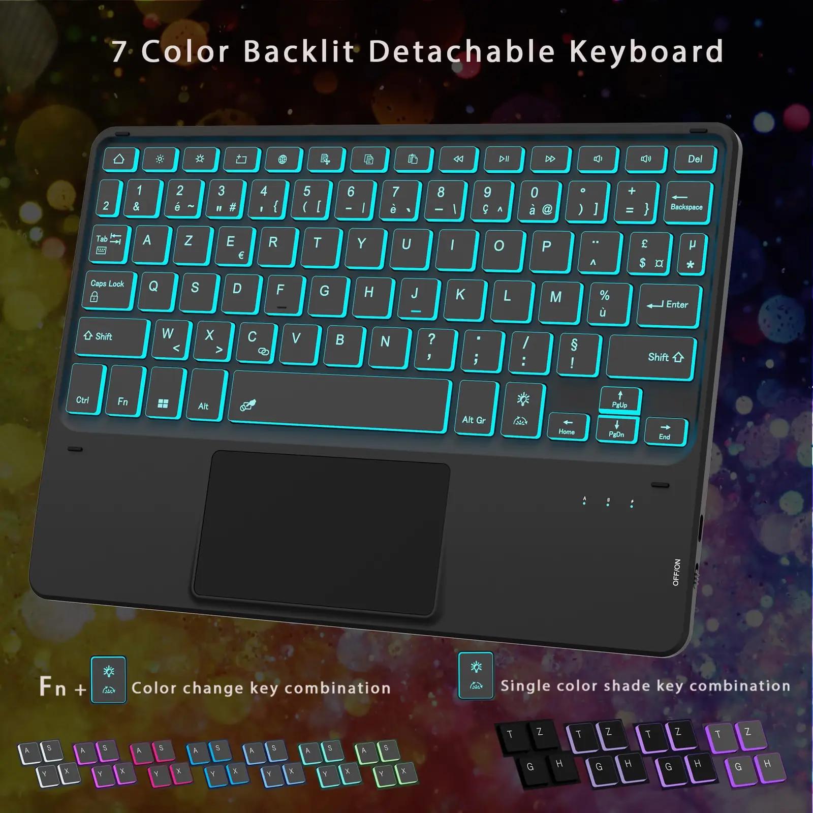 VANKEYPAD klahvikate Galaxy Tab A11+ 11″ – taustvalgusega kaitse – kasutusnäide