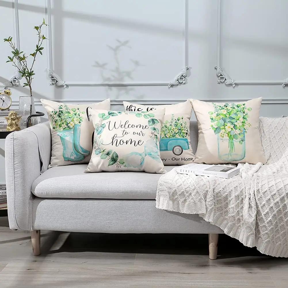 JOTOM veekindlad põikpadi-katted 45×45 cm – kasutusnäide