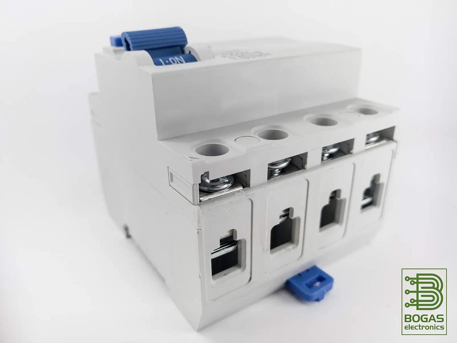 BOGAS ELECTRONICS metallist FI-rikkevoolukaitse 40A, 4P – lisavaade
