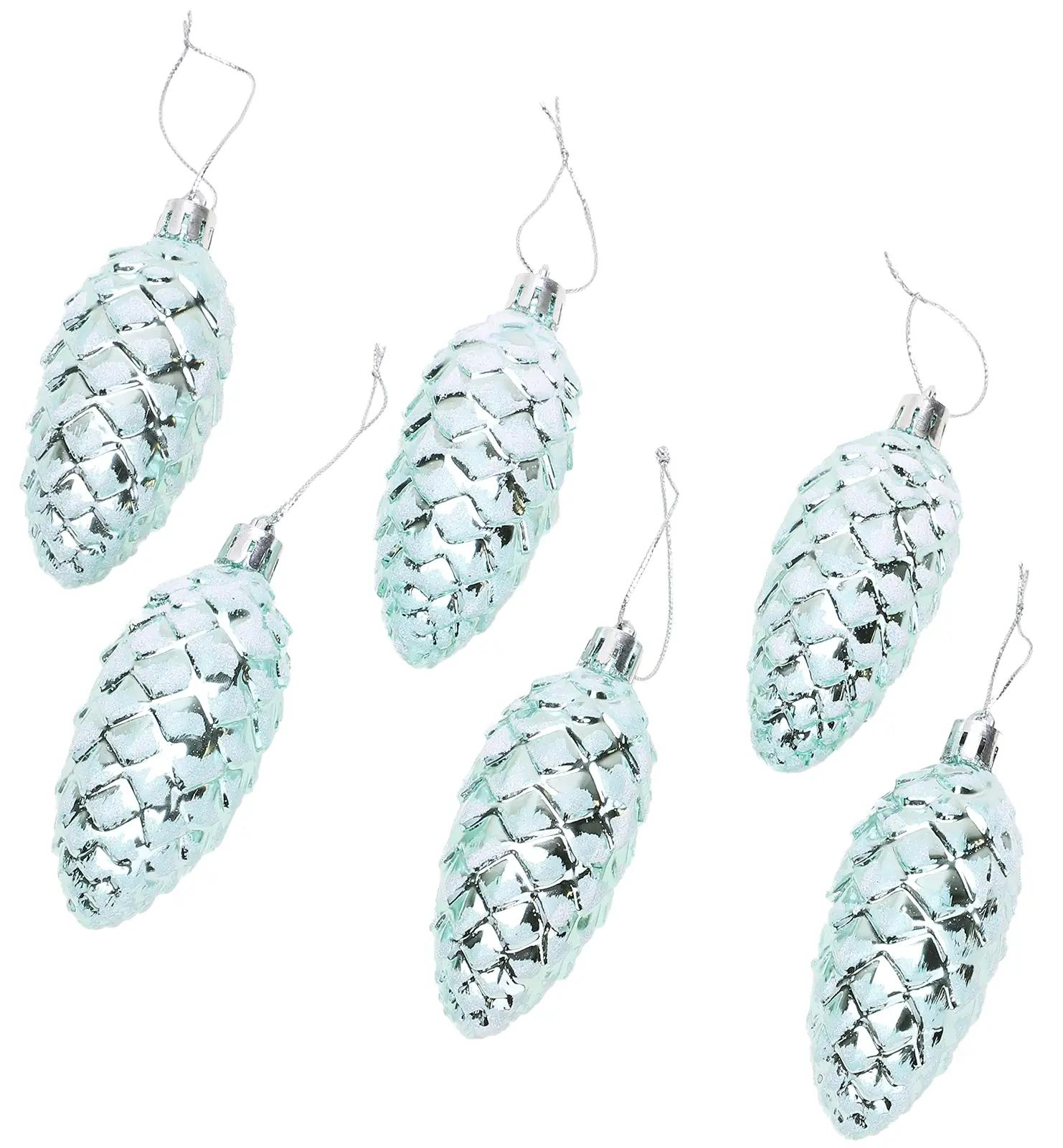 Christmas Concepts mintroheline klaasita kuuseehe 6tk komplekt – pilt 6
