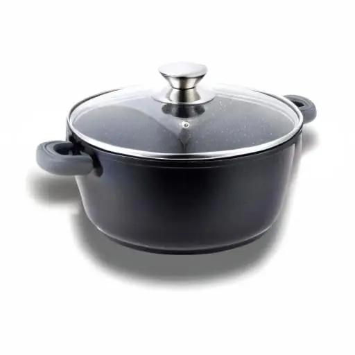 Cflagrant kivimustriline pott kaanega — 28 cm praktiline valik – pilt 10