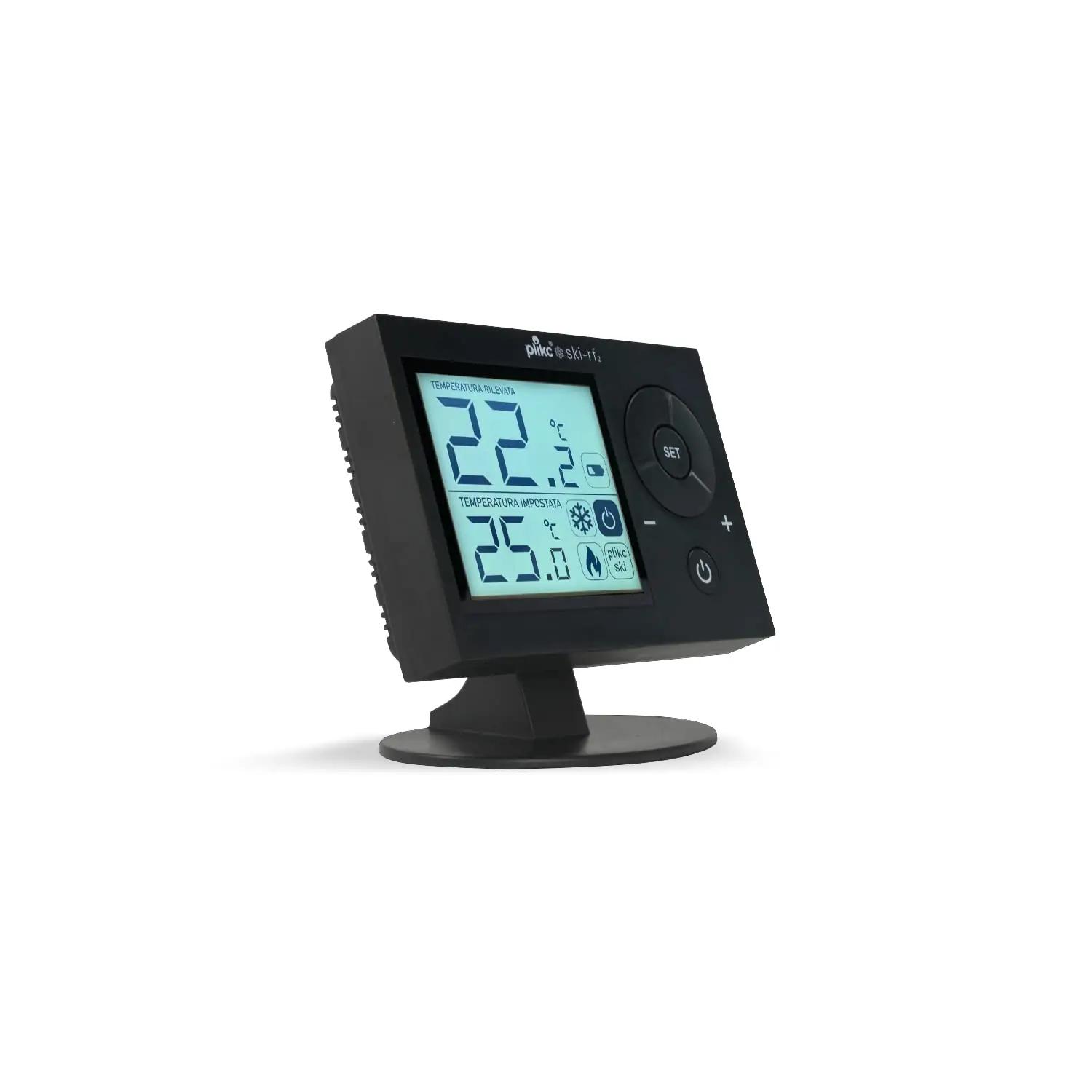 plikc SKI RF2 NERO programmeeritavad termostaadid – detailne lähivaade