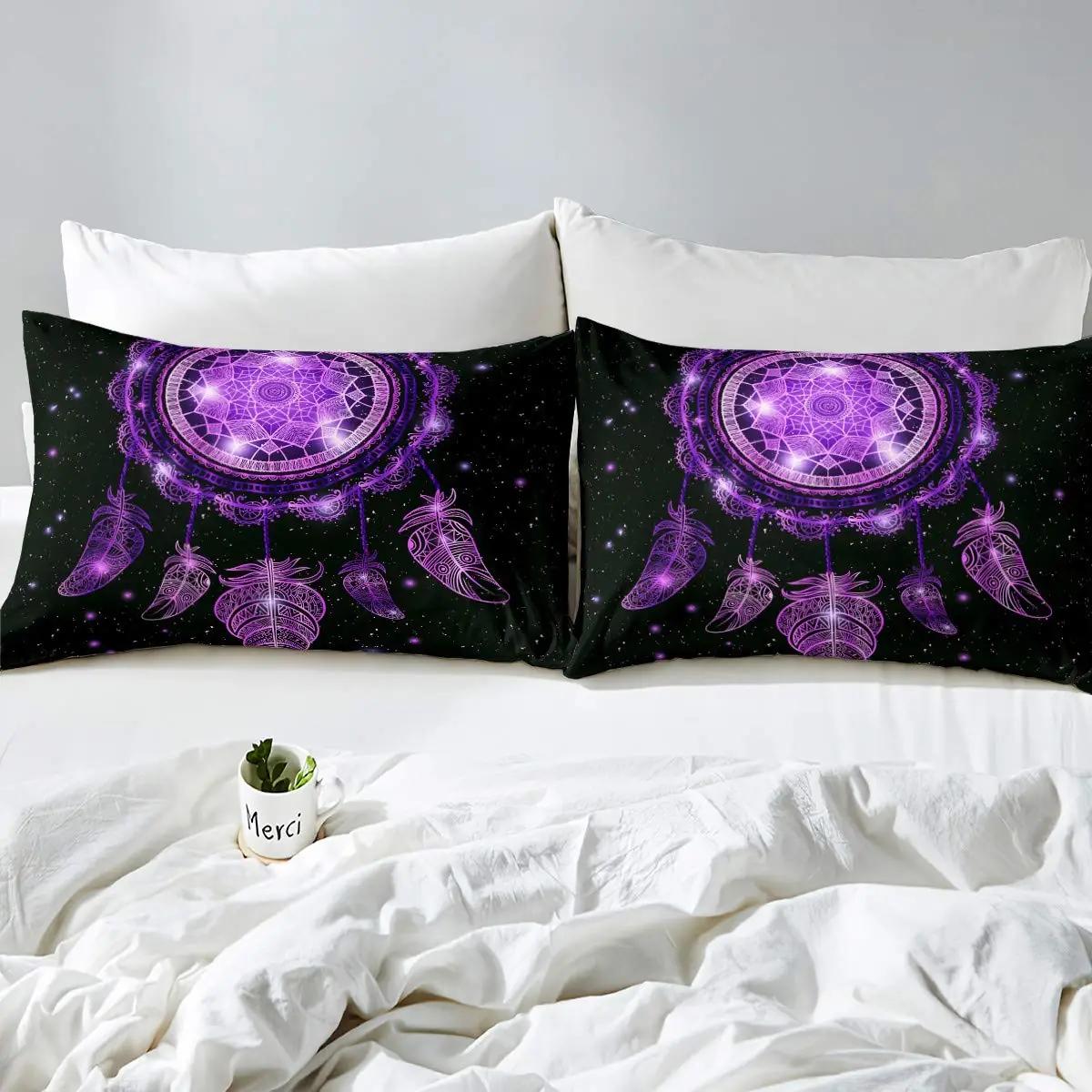 Homemissing pehme mikrofibrist voodipesu 240×260 cm – galaktika – detailne vaade