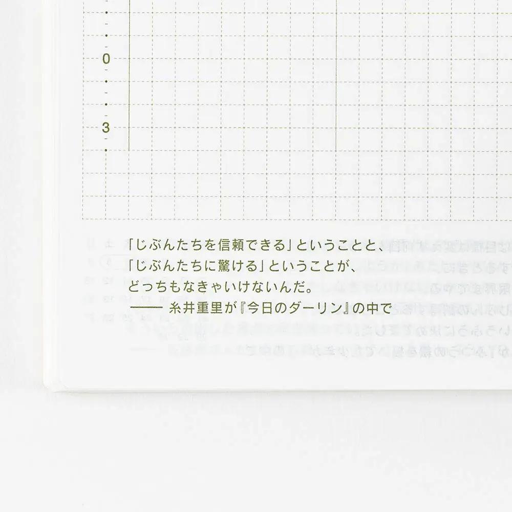 ほぼ日 kvaliteetne A6 päevik — praktiline paberiga Techo – lisavaade