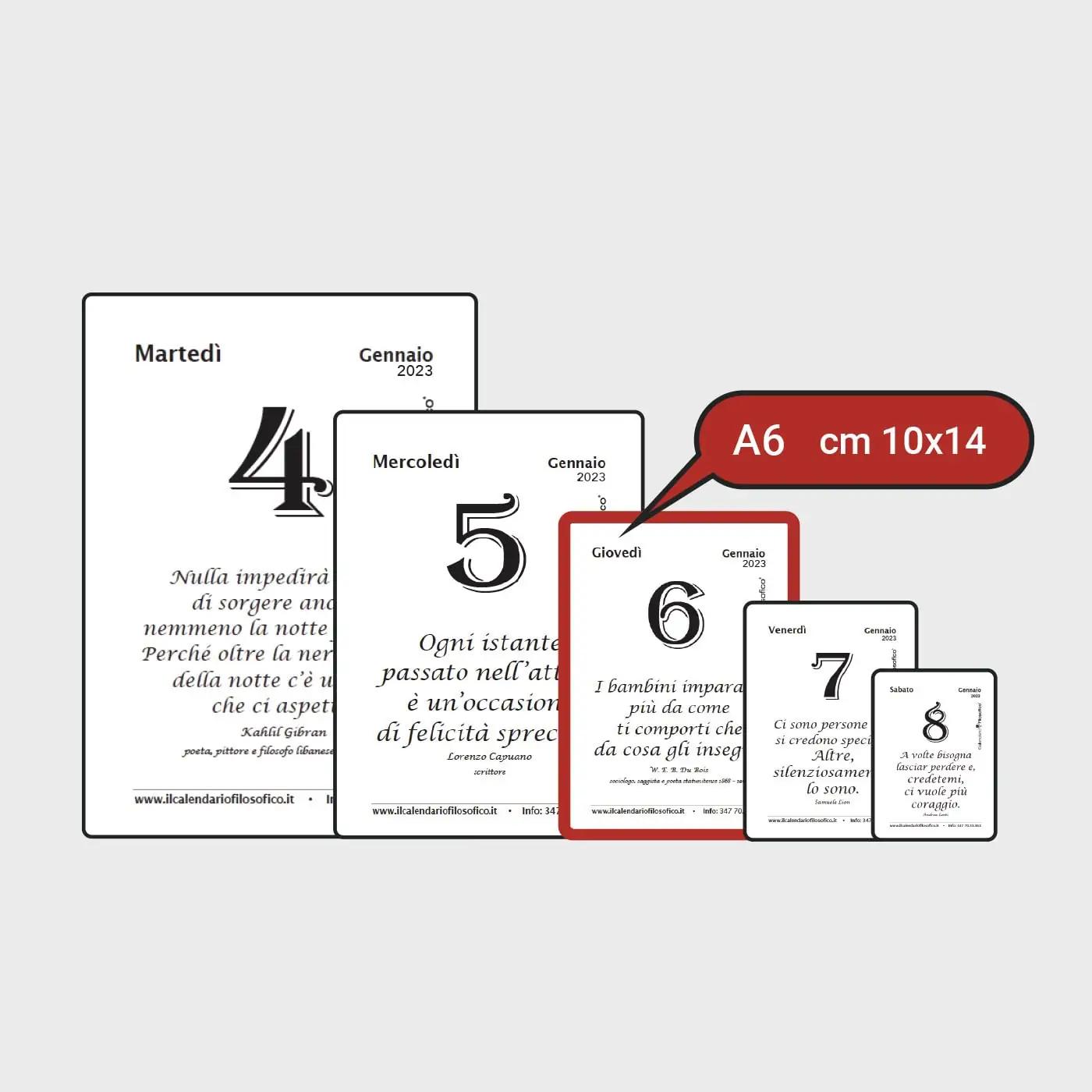 Il Calendario Filosofico lauaile 365 päeva filosoofilisi mõtteid – kasutusnäide